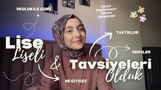 Lise Tavsiyeleri İlk Gün, Dersler, Tavsiye Esenity