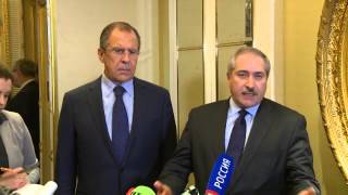 Press conference of Sergey Lavrov & Nasser Judeh│Выход к прессе С.Лаврова и Н.Джоды