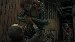 Clementine Escapes Her Cell And Fights Minerva