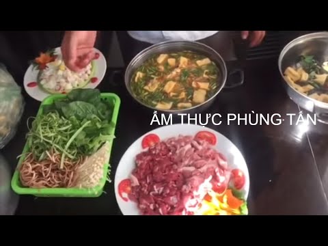 CÁCH LÀM LẨU RIÊU CUA SƯỜN SỤN CHUẨN VỊ NHÀ HÀNG : ẨM THỰC PHÙNG TẤN