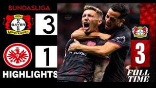Leverkusen Vs Frankfurt 3-1 Highlights & All Goals Bundesliga 202526