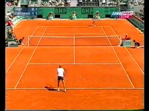 Steffi グラフ vs Carlsson 1999 4 of 8