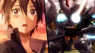 Sword Art Online Hollow Realization Boss Battle Gameplay (PS4, PS Vita) | Anime Game 2016