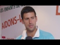 Novak Djokovic's special appeal during Roland Garros Kid's Day