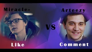 Subscribe! Vote Your Favorite Player in Dota 2 Today: Liquid.Miracle vs EG.Arteezy Like vs Comment