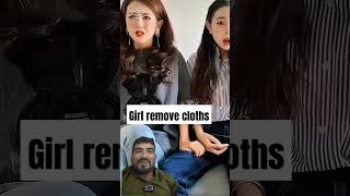Girl Remove The All Clothes In Public