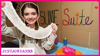 Box Fort Slime Suite Tour / JustJordan33