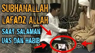 SUBHANALLAH !! Lafadz ALLAH muncul saat Ustad Abdul Somad Salaman dengan Habaib