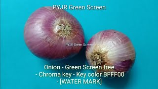 Onion Green Screen Free -Chroma Key Key Color 0098Cc - Object & Screen Transparencies -40% & 40%