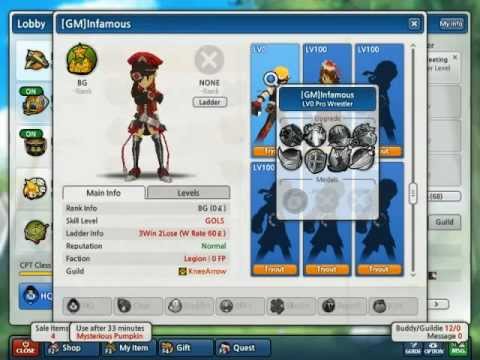 NALost Saga:GMInfamous Heroes and Stats
