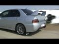 Mitsubishi Lancer Evo IX Stage I 380 HP vs BMW 550i X-Drive (F10, stock 4WD)