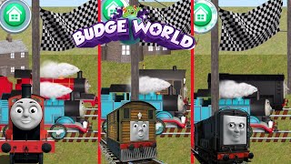 Thomas & Friends Minis Budge World - Thomas Vs James, Toby And Diesel