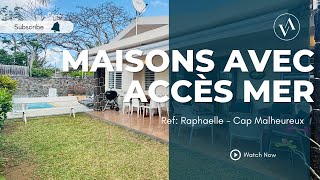 Cap Malheureux - Maisons De Style Mauricien De 3 Et 2 Chambres Piscine Et Accès À La Mer