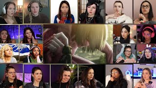 Girl React Attack On An Season 1 Episode 17 Girls Reaction Mashup Shingeki No Kyojin 進撃の巨人