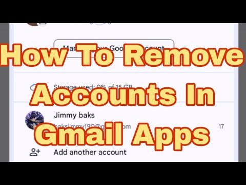 How To Remove Google Account in Gmail Apps How To Remove Google Account in Gmail Apps