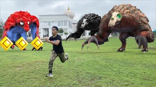 Temple Run Blazing Sands And Temple Run Spiderman Textur In Real Life Trio Temple Run