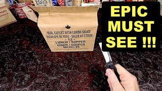 MUST SEE !!! 2012 Canadian MRE Review Veal In Lemon Sauce