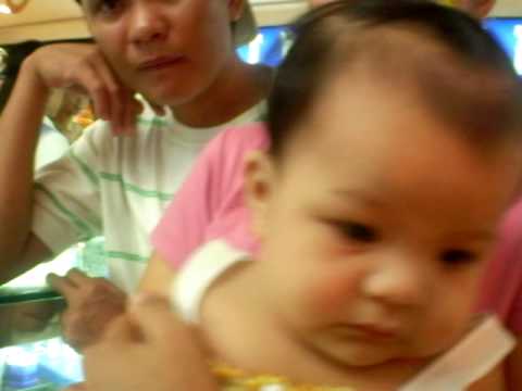 The day my daughter's ear pierced. This was taken when she was around 4 The day my daughter's ear pierced. This was taken when she was around 4