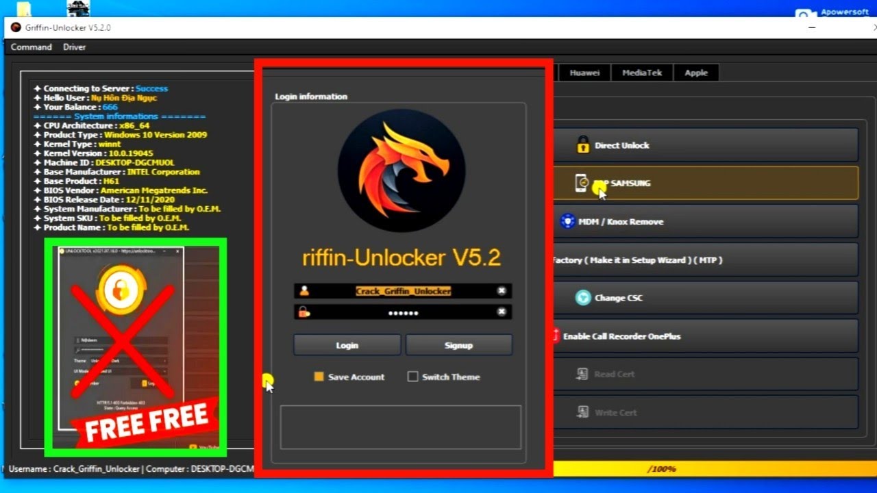 Griffin-Unlocker V5.2.0 Tool 2023 🎁 Griffin-Unlocker V5.2.0 Tool 2023 🎁