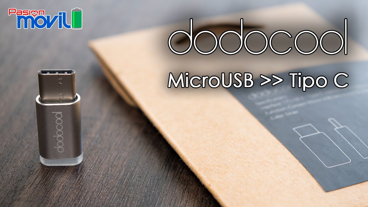 Video: adaptador microUSB a USB C de Dodocool