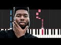 Khalid ft Swae Lee - The Ways (Piano Tutorial) Mp3