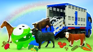 Монстрик Ам Ням И Ферма: Уход За Животными И Выращивание Овощей! Игрушки В Видео Для Детей