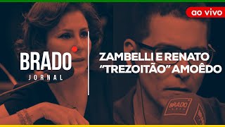 ZAMBELLI E RENATO “TREZOITÃO” AMOÊDO- AO VIVO: BRADO JORNAL - 22/01/2024