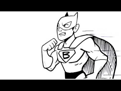 Whiteboard Animation Superhero Fitness