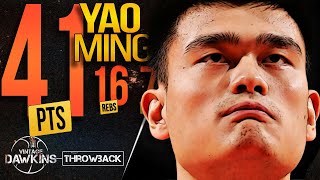 Yao Ming Puts Up A Career-High 41 Pts In A Triple Ot Thriller Vs Hawks