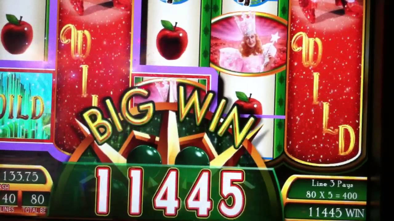 Wizard of oz slots big win