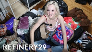 How I Decluttered My Room That Has No Closet | Hot Mess | Refinery29