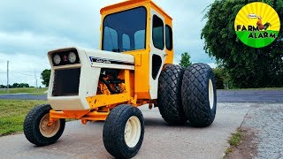 International Cub Lo Boy 185 Cab Tractor Dual Wheels