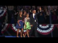 President Obama's Election Night Victory Speech - November 6, 2012 in Chicago, Illinois