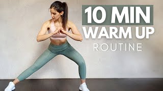 Mach dieses WARM UP vor jedem deiner Workouts // 10 MIN Aufwärm Routine | Tina H