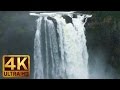 Relaxing Waterfall Scenery With Water Sounds - Snoqualmie Falls, WA State - Trailer 48