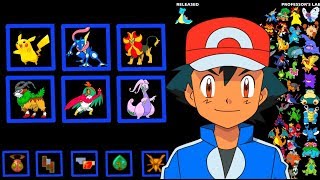 MY VERSION OF ASH KETCHUM'S TEAM! (GEN 1-7)