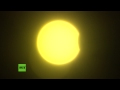 Eclipse solar 2015: 'Timelapse' del Sol parcialmente cubierto sobre Moscú