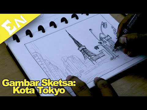 URBAN SKETCH TOKYO CITY (Menggambar Sketsa Kota Tokyo)