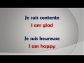 French-English Education - Je suis / J'ai - I am