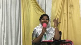 Sunday Message 1 By Rev Dr Yesamma