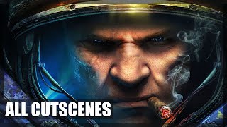 StarCraft II: Wings of Liberty - All Cutscenes / Full Movie (Game Movie - 1080p HD)
