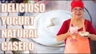 Yogurt natural casero | Estilo mamá Julia