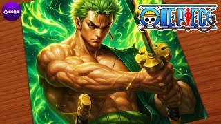 Easy Anime Drawing How To Draw Zoro Step By Step Tutorial For Beginners