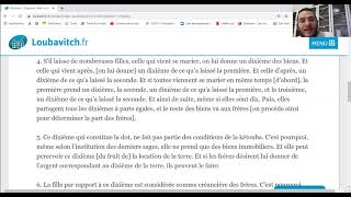 Etude Rambam #226 : Les lois relatives au mariage : Chapitre 20