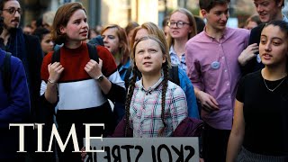 Greta Thunberg Participates In Climate Strike Near United Nations Hq In New York Time