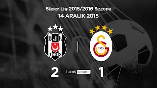 Beşiktaş 2 - 1 Galatasaray | Maç Özeti | 2015/16