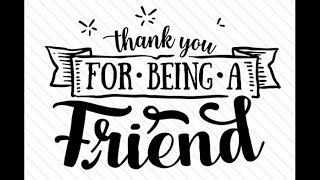 Watch Cynthia Fee Thank You For Being A Friend video