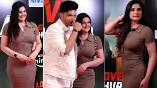 Zareen Khan Stunning In Bodycon Dress At Screening Of Love Adhura Ms Shorts