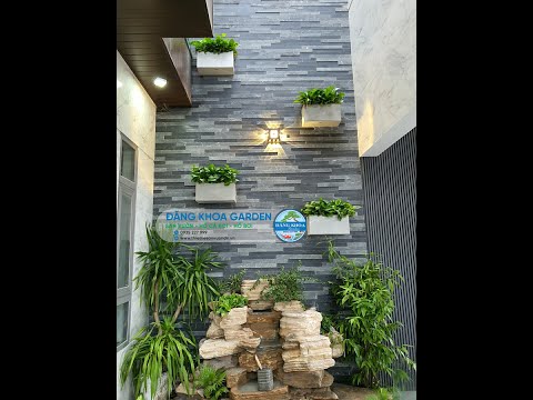 Những mẫu đá ốp tường trang trí đẹp, Đá lát sân vườn đẹp, thi công đá ốp giếng trời đẹp. 0935227999