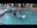 Bride Quynh Jumps in Pool / Key West Hyatt Wedding